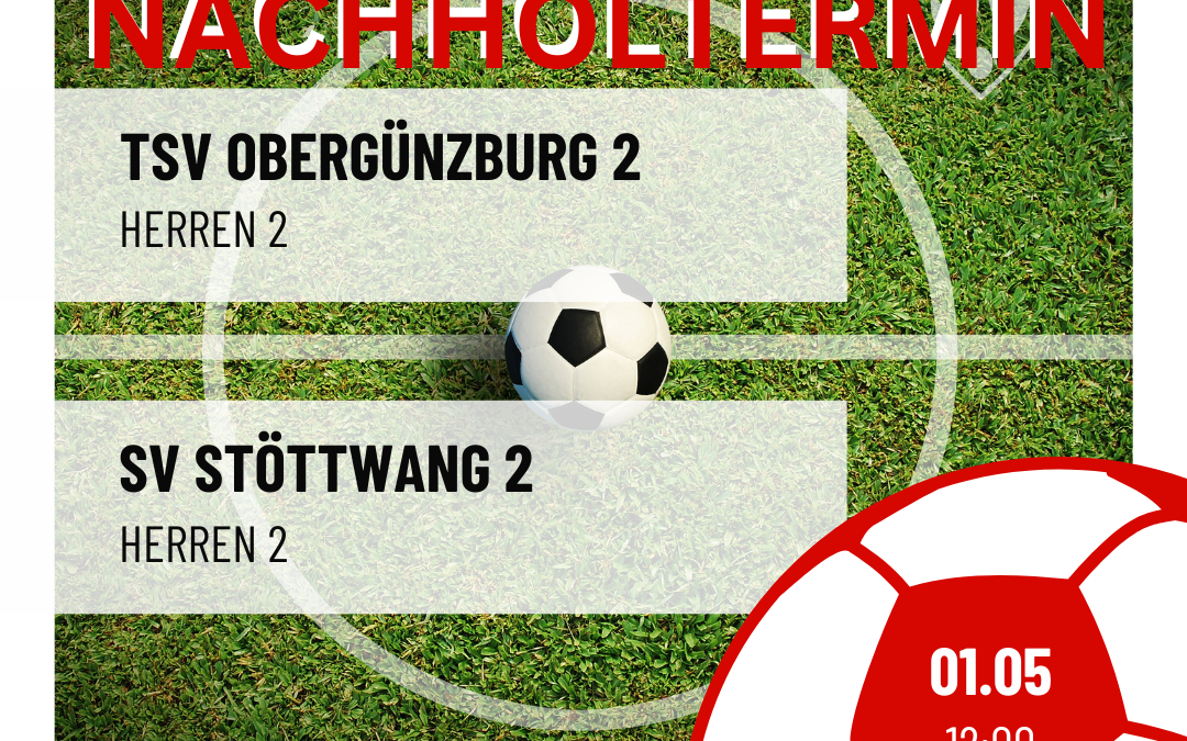 Spielankündigung Fussball Herren 2