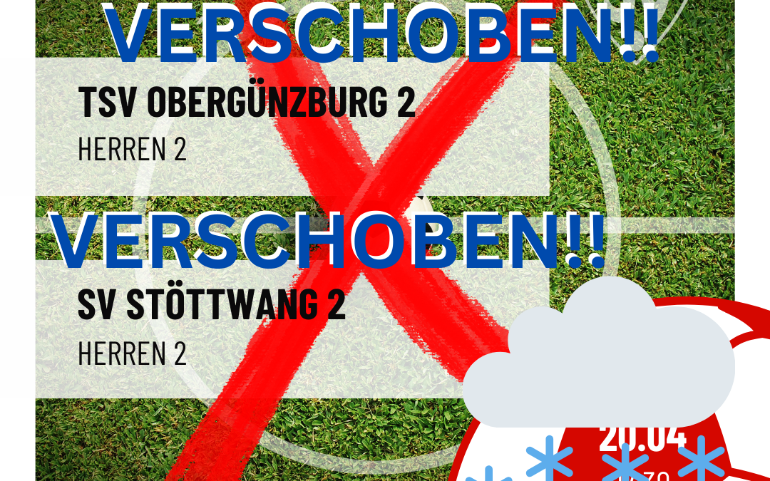 Spielverschiebung Fussball Herren 2