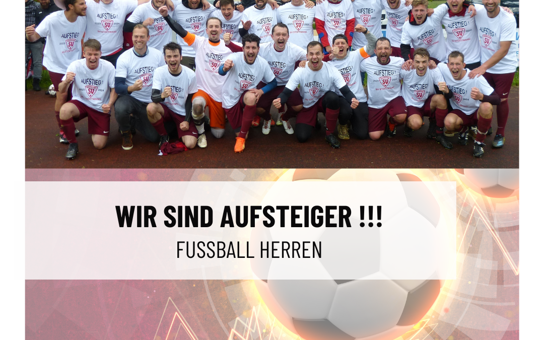 Wir sind Aufsteiger!