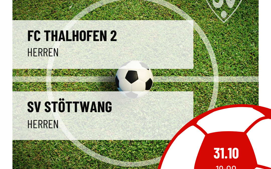 Fussball Herren Spielankündigung