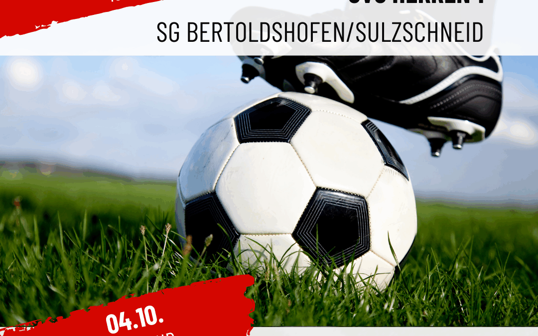 Fussball Herren Spielankündigung