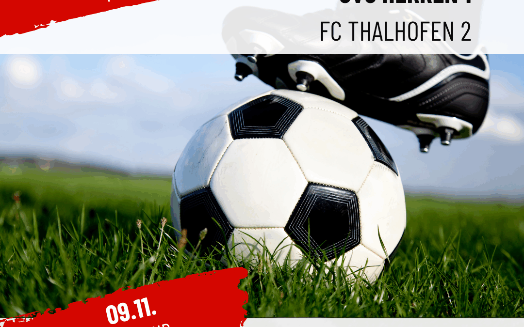 Fussball Herren Spielankündigung