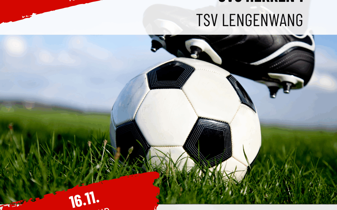 Fussball Herren Spielankündigung