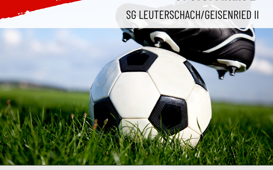 Fussball Herren Spielankündigung