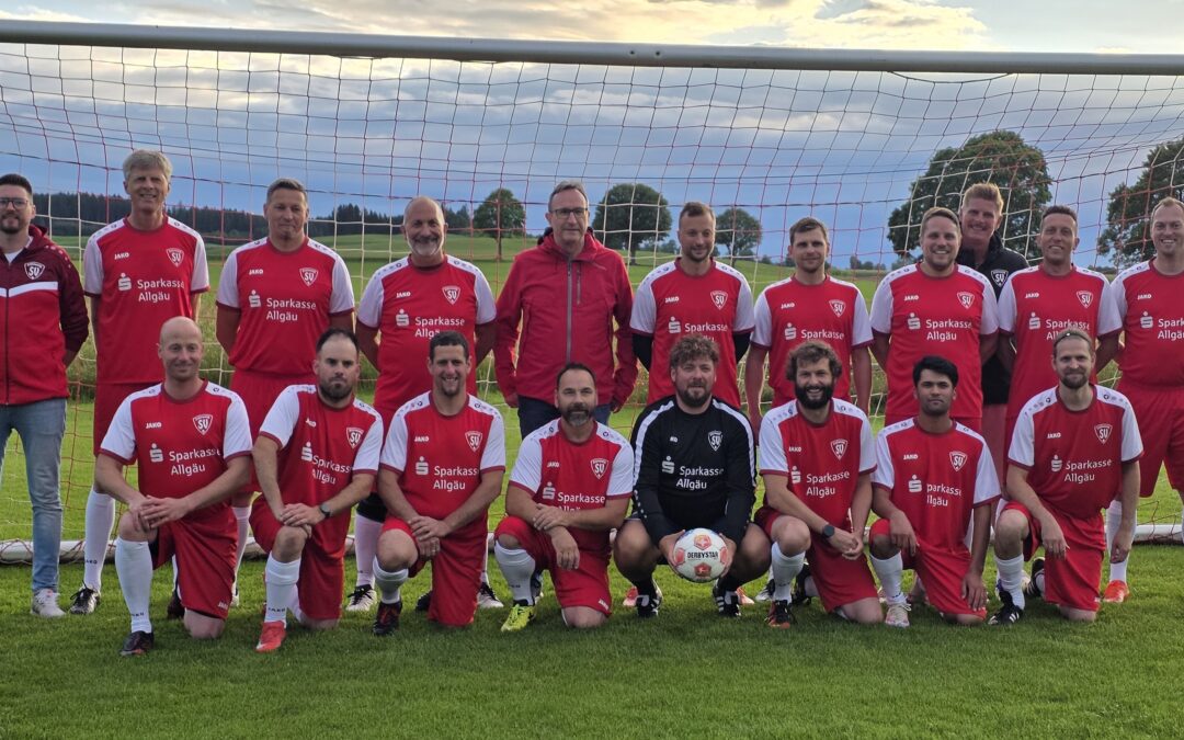 Fussball Ü32-Team sagt DANKE