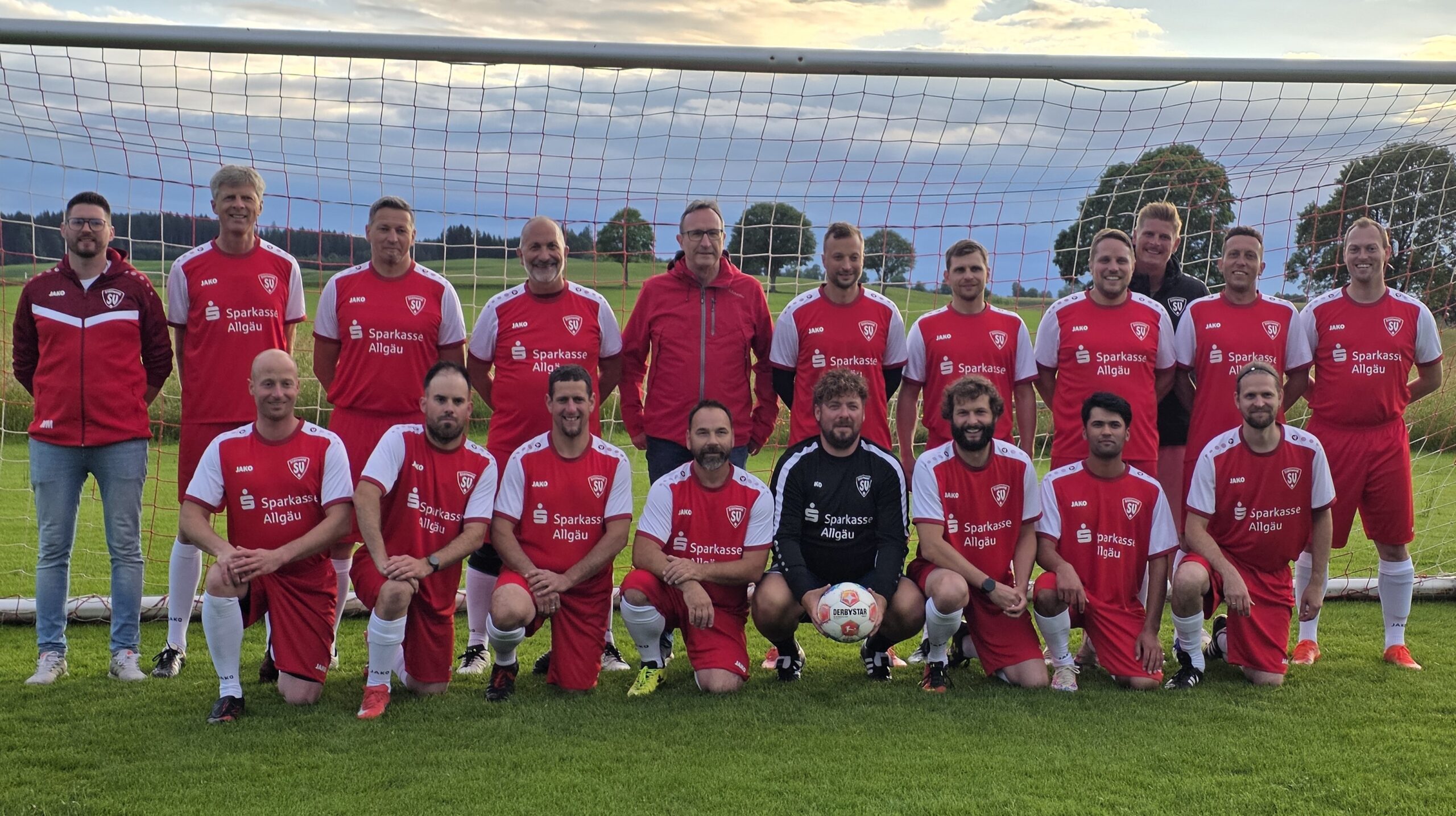 Fussball Ü32-Team sagt DANKE