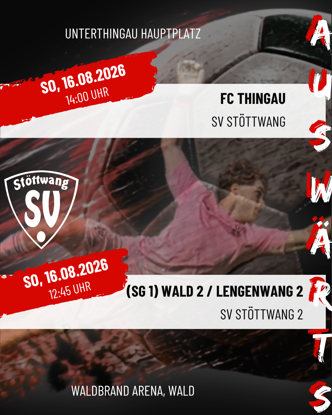 Fussball Herren Spielankündigung