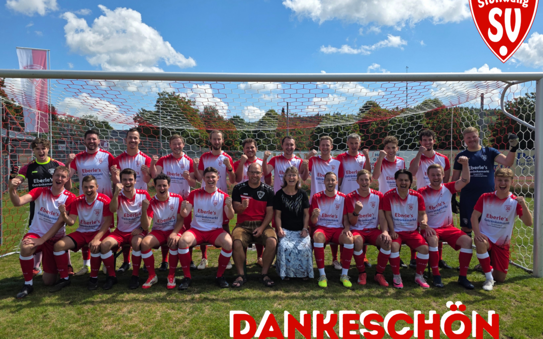 Fussball Herren Team 2 sagt Danke
