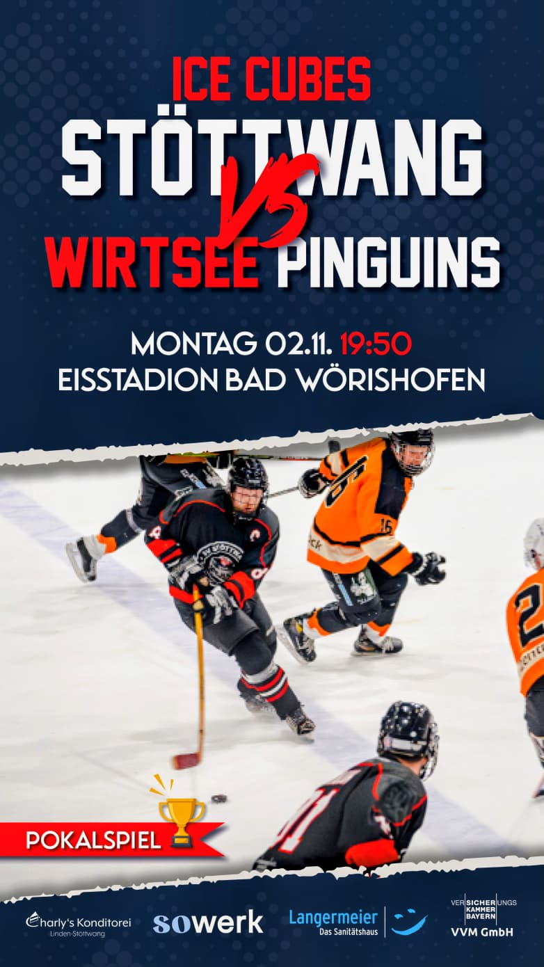 IceCubes vs Wirtsee Pinguins Pokalspiel